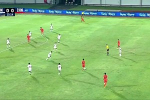 U17国足友谊赛7-0印尼 邝兆镭独造三球 赵松源帅惟浩双响 U17国足友谊赛7-0印尼 邝兆镭独造三球 赵松源帅惟浩双响