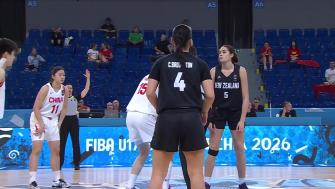 U17女篮世界杯：中国三分30中3惨败新西兰 最终排名第六